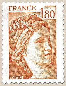 Timbre De France De 1979 Type Sabine Y&T 2061 Tp ** Neuf Luxe CEDÉ À 50% DE LA COTE - 1977-1981 Sabine Of Gandon