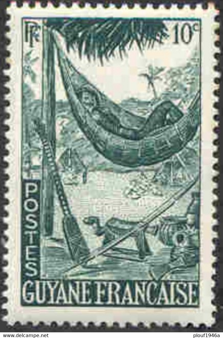 Pays : 215 (Guyane : Colonie Française) Yvert Et Tellier N°: 201 (*) - Unused Stamps