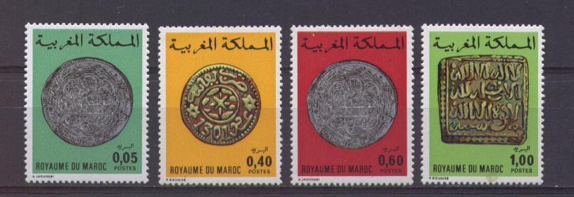 Maroc, Monnaies Anciennes, 1976/1978, N° Yvert 746, 749, 769 Et 807 Neufs ** - Monnaies