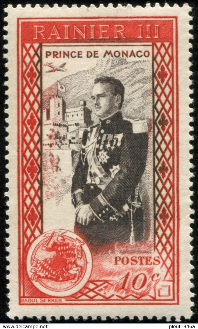 Pays : 328,03 (Monaco)   Yvert Et Tellier N° :   338 (*) - Unused Stamps
