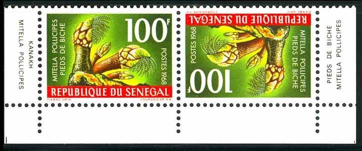 Senegal (Scott No. 306) ** Tete-beche Pair - Sénégal (1960-...)