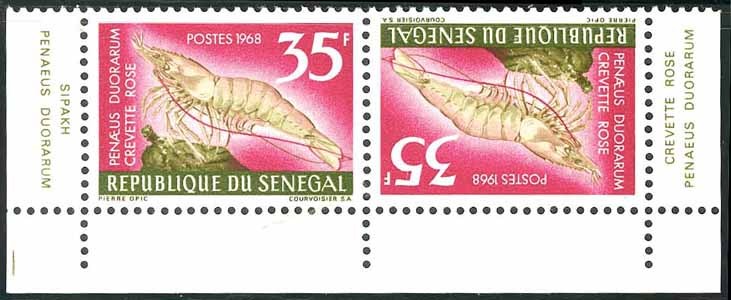 Senegal (Scott No. 304) ** Tete-beche Pair - Sénégal (1960-...)