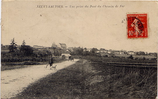 Neuvy Vue Du Pont De Chemin De Fer - Neuvy Sautour