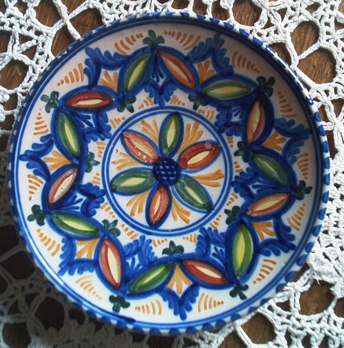 ANDALOUSIA - Petite Assiette Decorative - Klein Sierbordje - Wall Plate - AS781 - Talavera/Toledo (ESP)