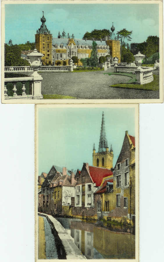 LOUVAIN - LEUVEN : Lot De 4 Très Belles Carte Semi-modernes - Leuven