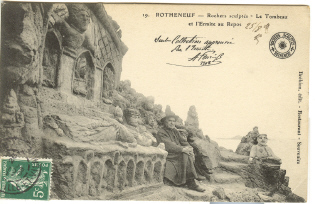 35 - Rhoteneuf - Rochers Sculptés Et L´ermite - Carte N° 19 - Rotheneuf