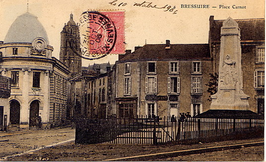 BRESSUIRE PLACE CARNOT 1906 - Bressuire