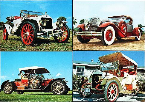 (4) Old Motor Cars - PKW