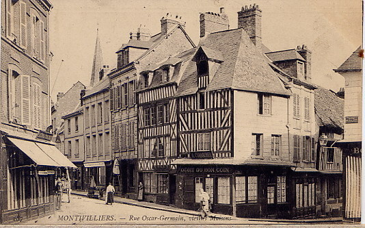 Montvilliers Rue Oscar Germain 1905 - Montivilliers