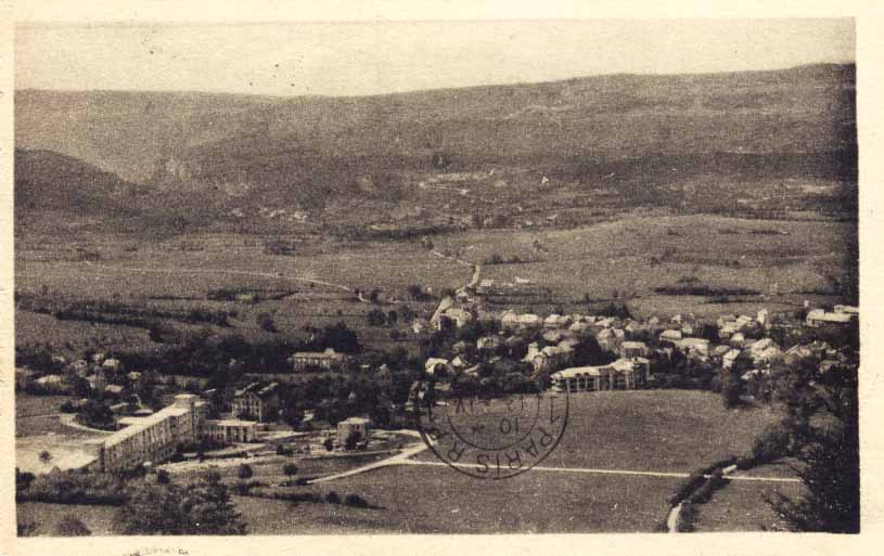 CPA Hauteville Lompnes (01, Ain) Vue Générale Sur La Trouée De Tenay, 1937 - Hauteville-Lompnes