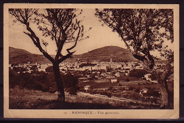 ALPES DE HAUTE PROVENCE - Manosque - Vue Generale - Manosque