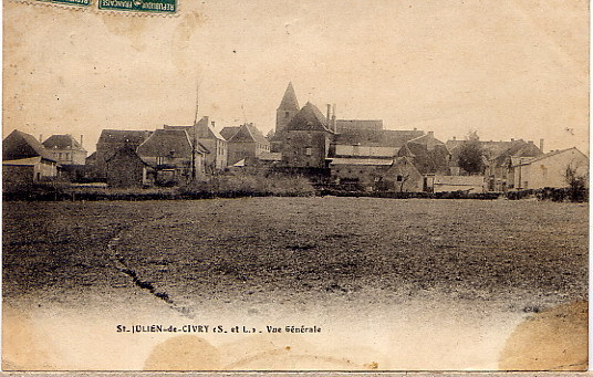 ST JULIEN DE CIVRY VUE - Montceau Les Mines