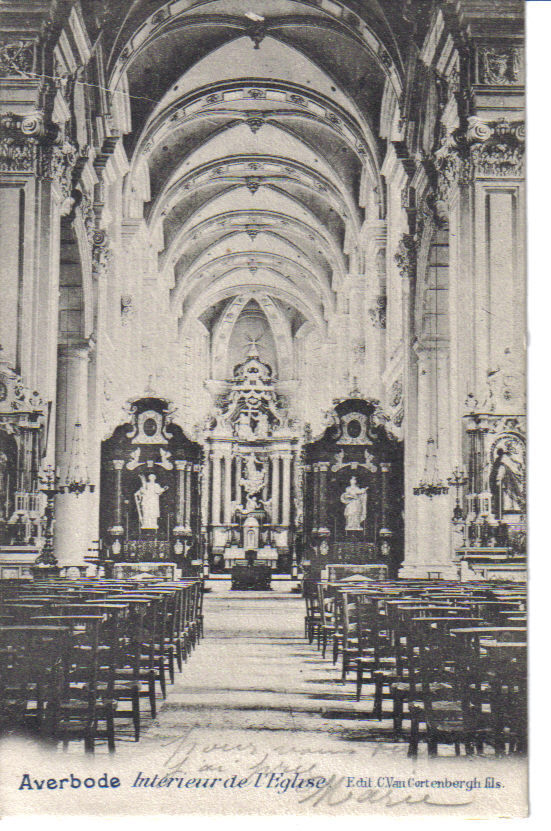 AVERBODE   Interieur De L´Eglise - Altri & Non Classificati