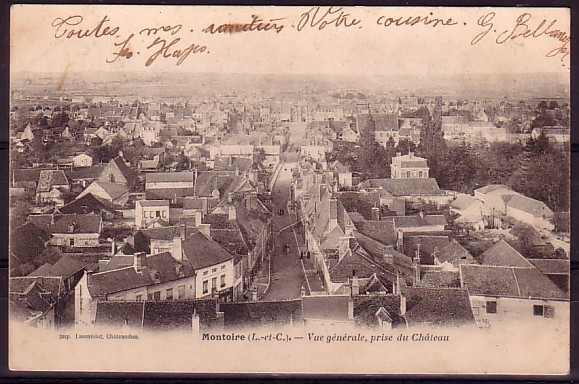 LOIR ET CHER - Montoire - Vue Generale, Prise Du Chateau - Montoire-sur-le-Loir