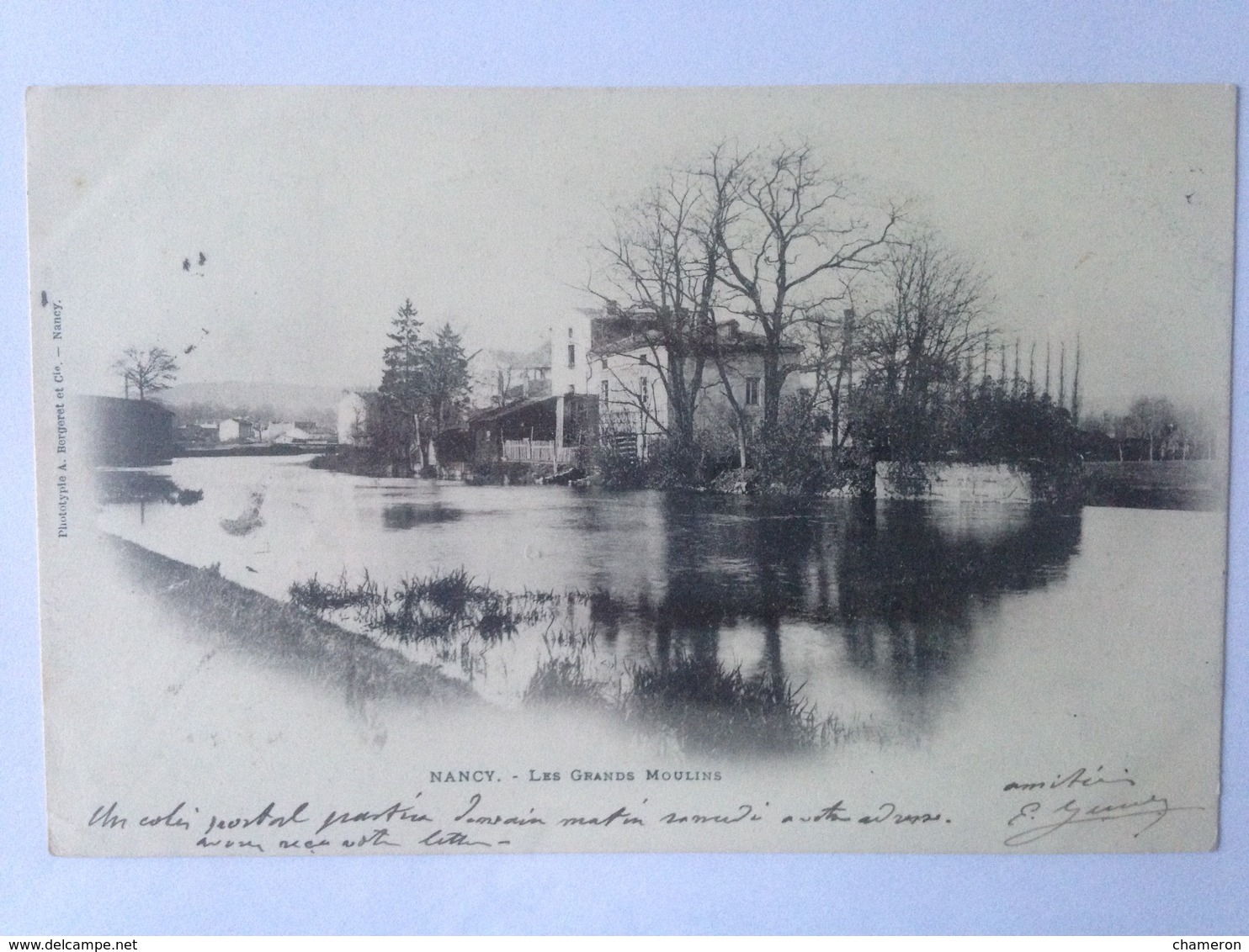 NANCY.- Les Grands Moulins. Carte Rare, TBE - Watermolens