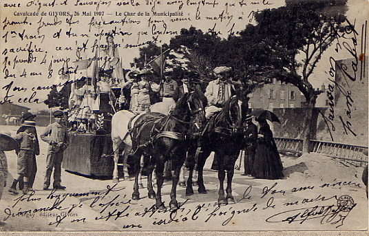 GIVORS CAVALCADE DU 26 MAI 1907 - Givors