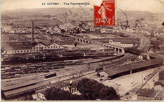 GIVORS  VUE DE LA GARE - Givors