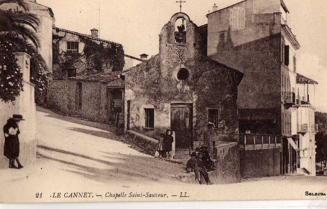 06 LE CANNET Chapelle St Sauveur, Animée, Ed LL21 191? - Le Cannet