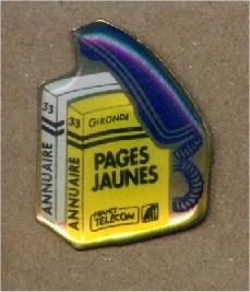 PIN´S PAGES JAUNES GIRONDE (9703) - Mail Services