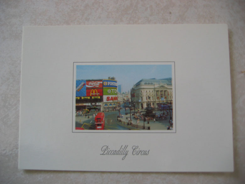Londres (non écrite), Piccadilly Circus - Piccadilly Circus