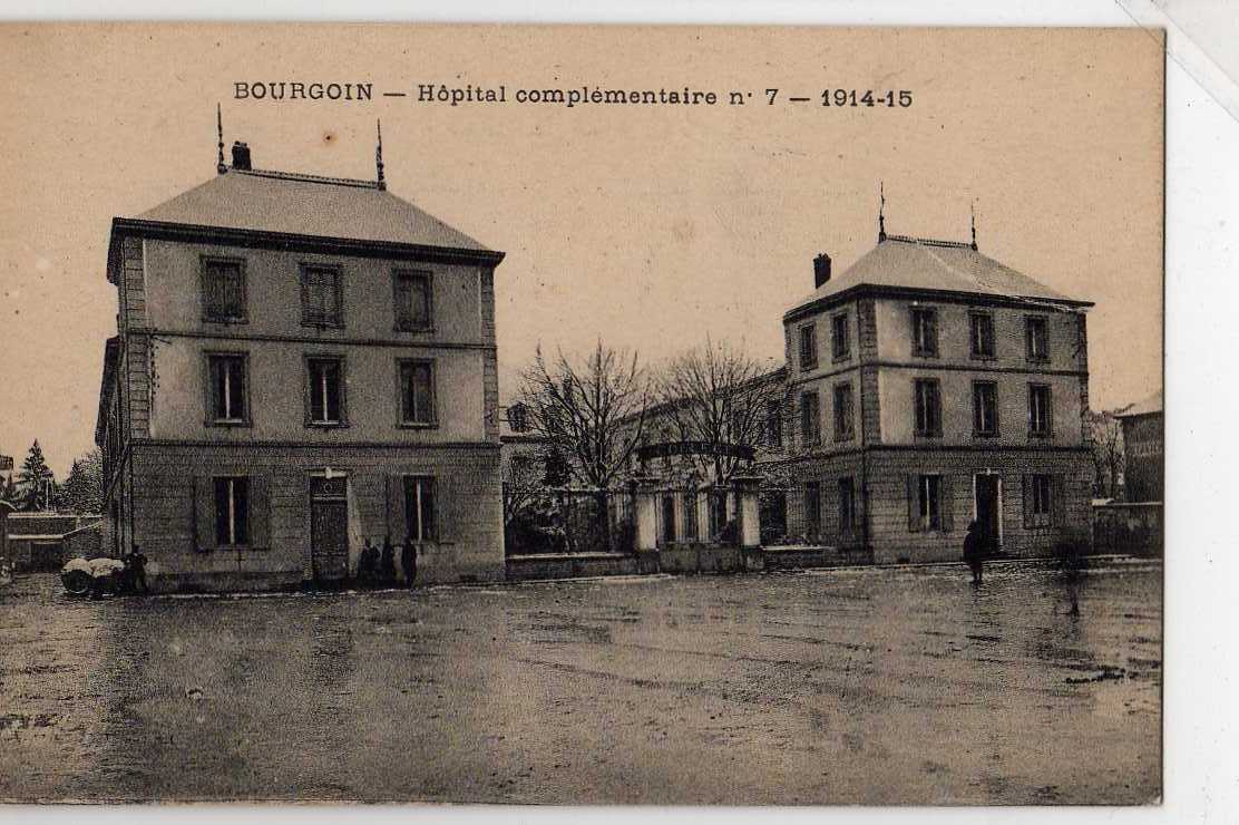 38 BOURGOIN Hopital Complémentaire N°7 (ancien Collège) 1914-15 - Bourgoin