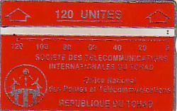 TCHAD HOLOG ROUGE 120U UT N° 244C..... ANCIENNE RARE - Tchad