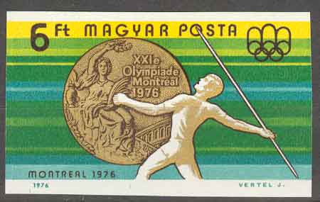 IMPARFAIT. Hongrie. Jeux Olympiques Montréal 1976. Athlétisme. - Verano 1988: Seúl