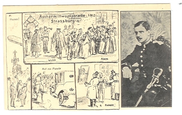 CPA - Aschermittwoch-parade Strassburg. (1913) - Elsass