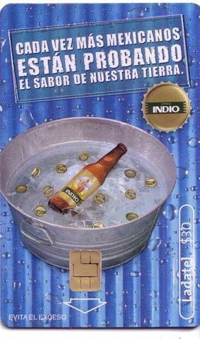 INDIO BEER ( Mexico Rare Card ) * Biere Bier Cerveza Bier Birra Pils Beers Biers * Drink Beverage Drinks Beverages - Levensmiddelen