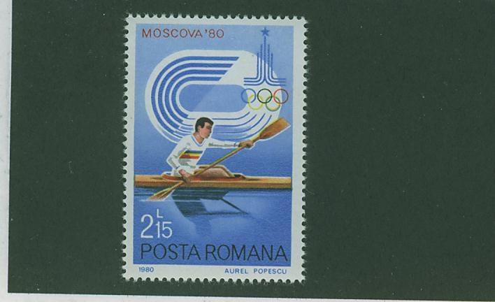 280N0021 Canoe Roumanie 1980 Neuf ** Jeux Olympiques De Moscou - Canoe