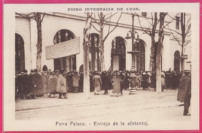 060 - ESPERANTO - Foire Internationale De Lyon   Enirejo De La Acetantoj. - Esperanto