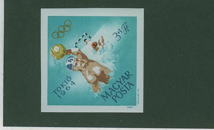 64N0064 Water Polo NON DENTELE Hongrie 1964 Neuf ** Jeux Olympiques De Tokyo - Water Polo