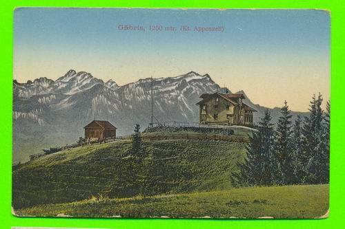 GABRIS, SUISSE - 1250 Mtr. ( KT. APPENZELL) - G. METZ - - Appenzell