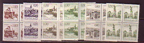 PGL - YUGOSLAVIE Yv N°1351/60 ** BLOC - Unused Stamps