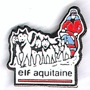 ELf Aquitaine. L'attelage De Chiens De Traineau - Fuels