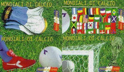 SAN MARINO MOND. CALCIO FRANCIA '98 ** CATALOGUE GOLDEN 2004 S NR. 29/32 EURO 26.00 - San Marino