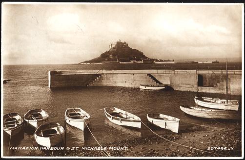 Views Of Marazion Harbour & St Michaels Mount, U.K. - Real Photo - Other & Unclassified