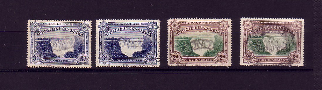 SOUTHERN RHODESIA  RHODESIE  EX COLONIE ANGLAISE IL Y A SUR CE LOT DES VARIETES VOIR CASCADE !!!! LOT 1 - Southern Rhodesia (...-1964)