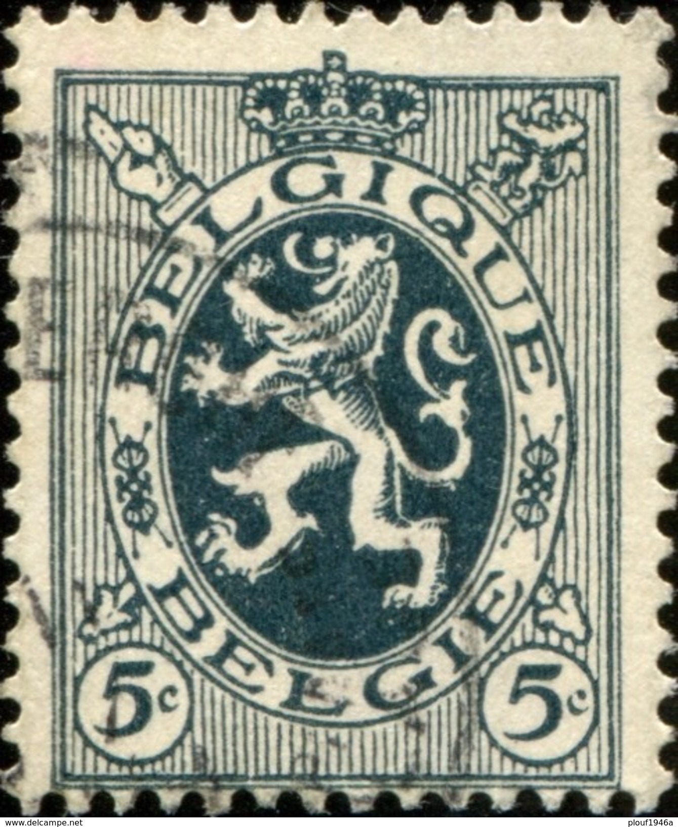 COB  279 A (o) / Yvert Et Tellier N° 279 (o) - 1929-1937 Heraldischer Löwe