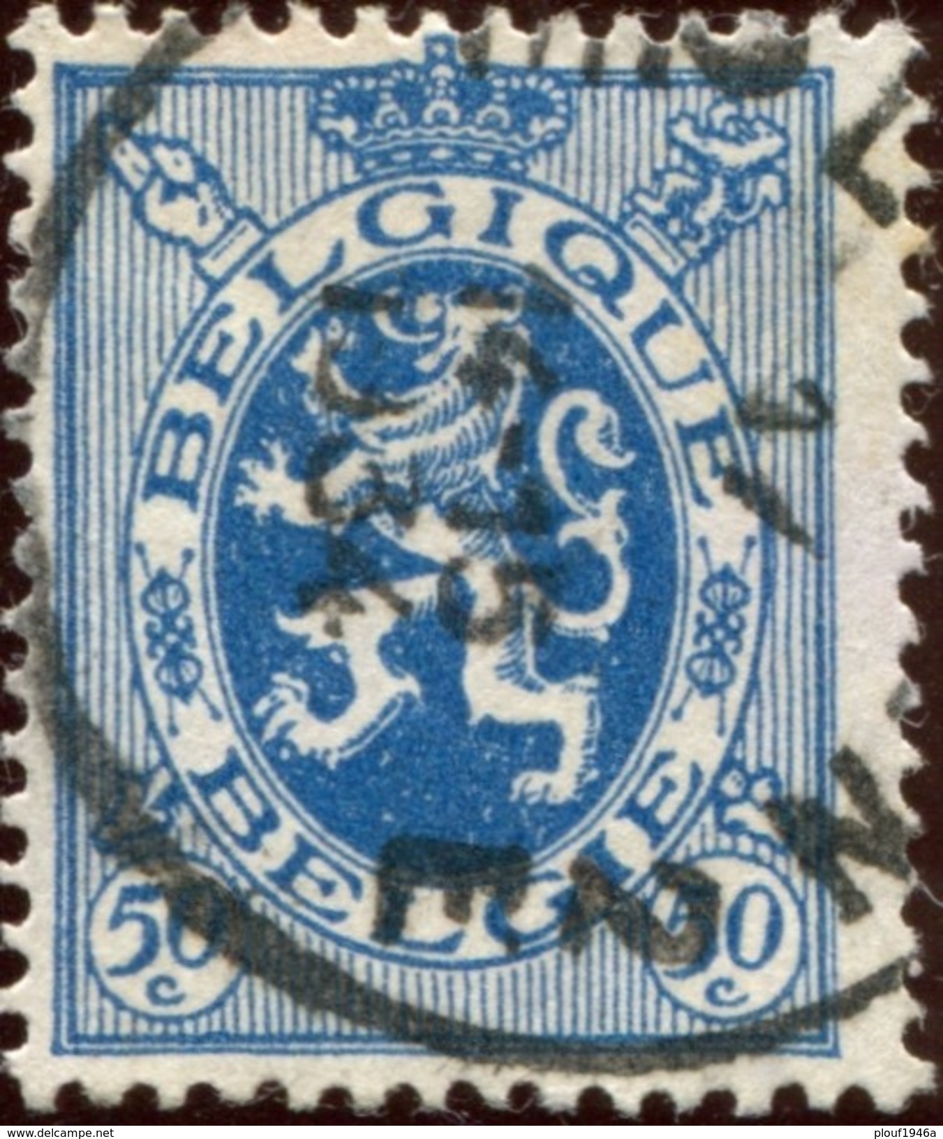 COB  285 B (o) / Yvert Et Tellier N° 285 (o) - 1929-1937 Heraldischer Löwe