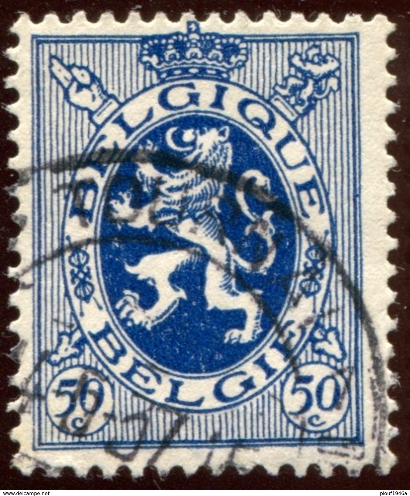 COB  285 A (o) / Yvert Et Tellier N° 285 (o) - 1929-1937 Heraldic Lion