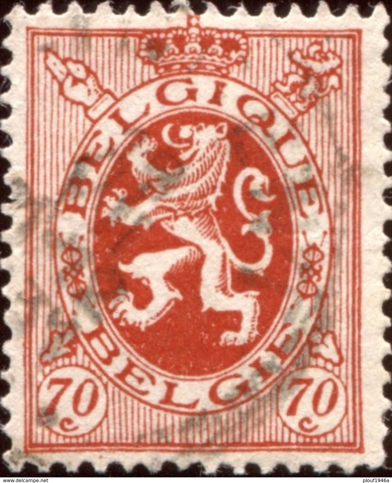 COB  287 (o) / Yvert Et Tellier N° 287 (o) - 1929-1937 Lion Héraldique