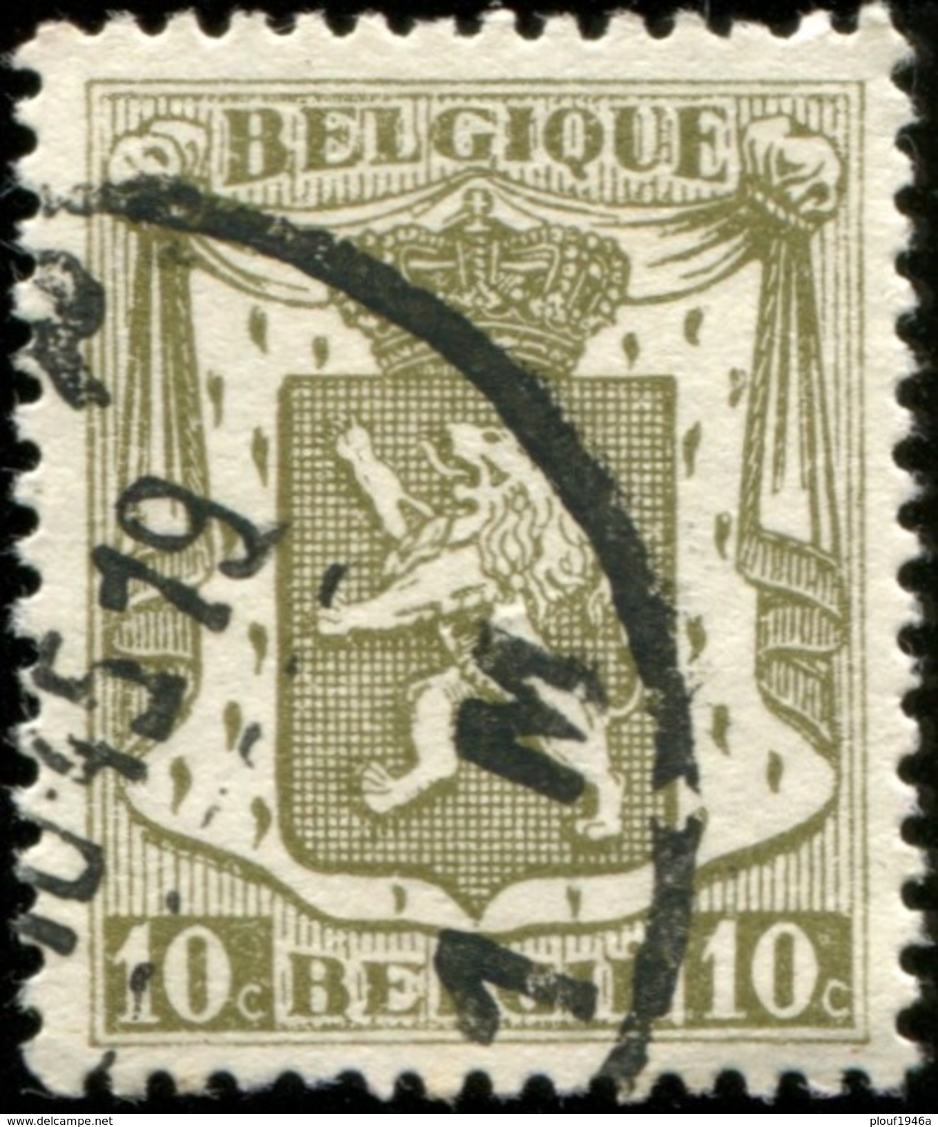 COB  420 (o)  / Yvert Et Tellier N° : 420 (o) - 1935-1949 Petit Sceau De L'Etat