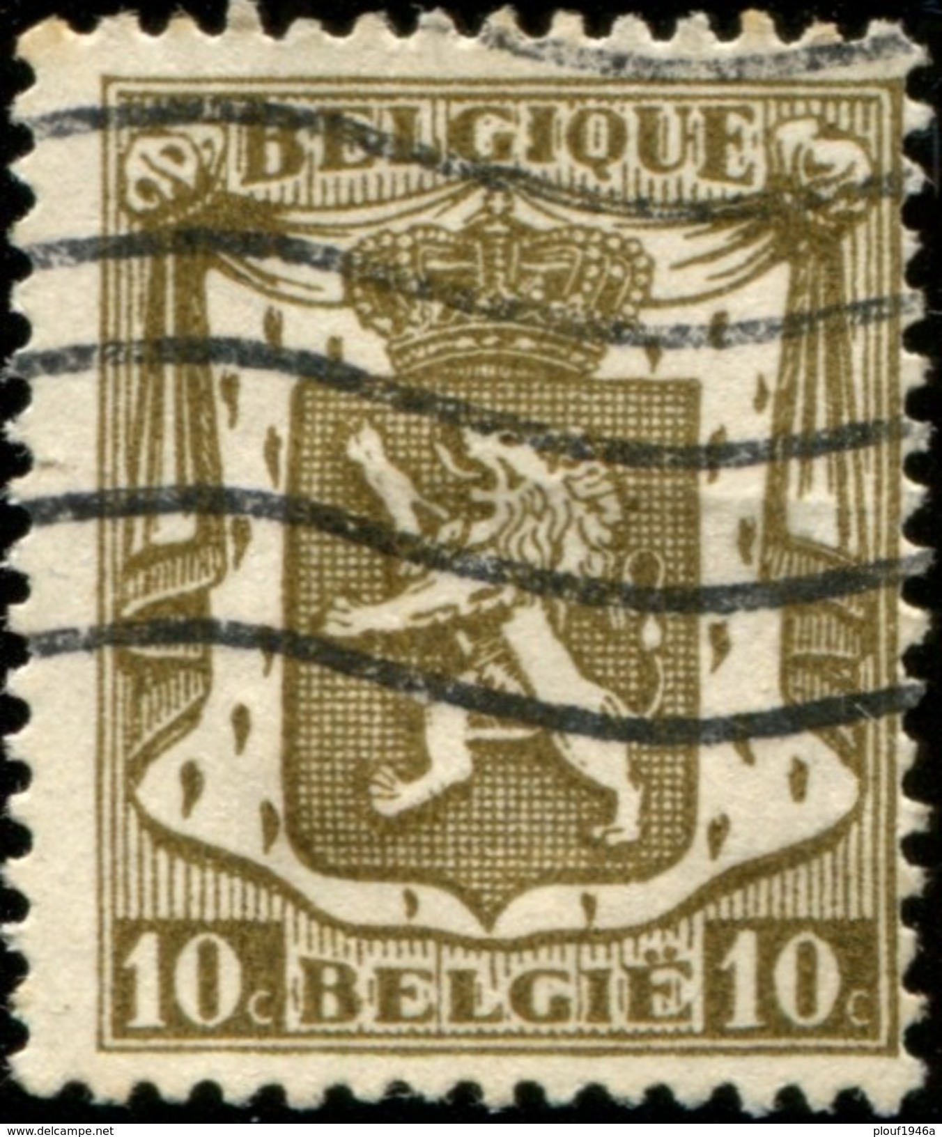 COB  420 A (o)  / Yvert Et Tellier N° : 420 (o) - 1935-1949 Kleines Staatssiegel