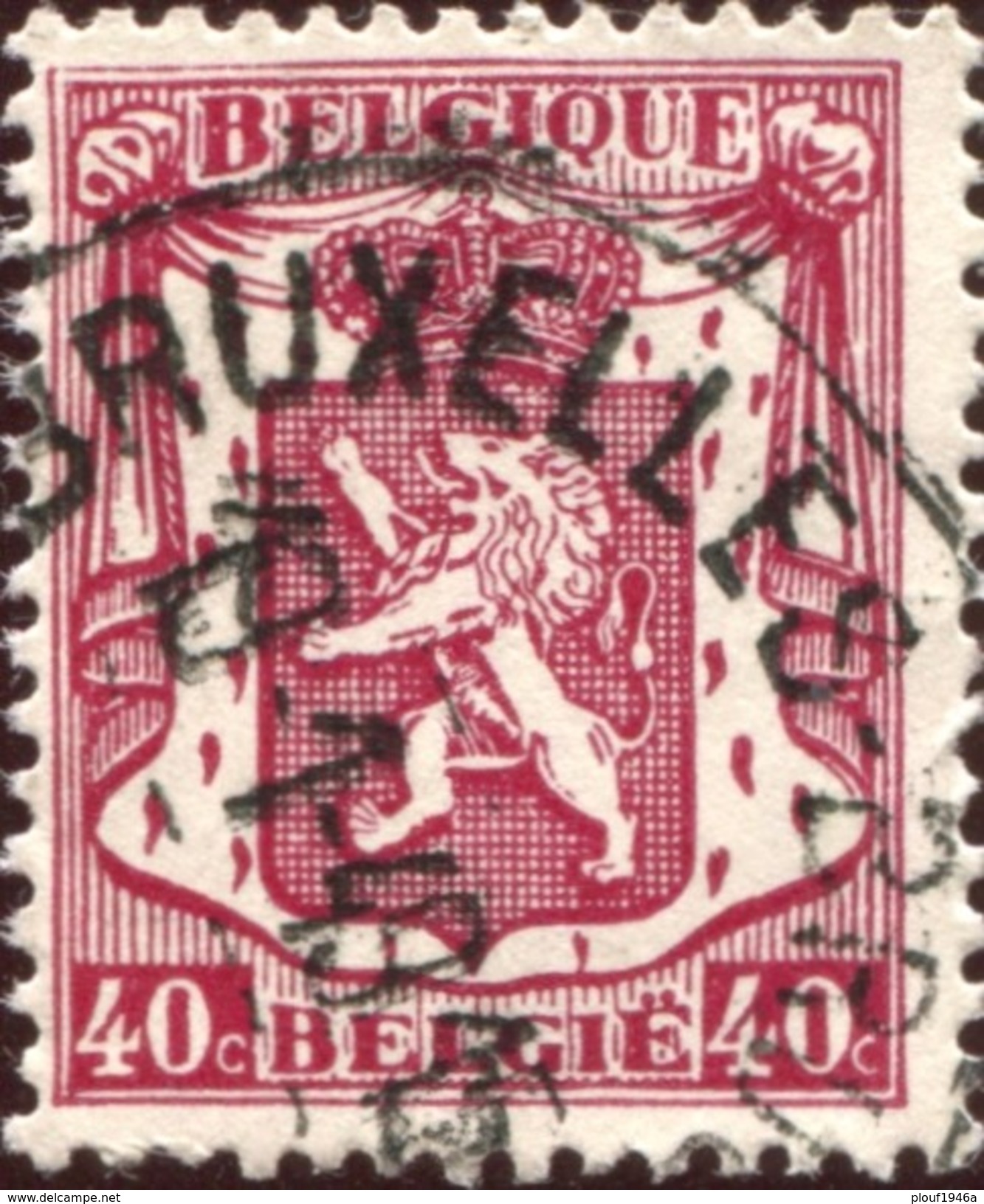 COB  479 (o) / Yvert Et Tellier N° : 479 (o) - 1935-1949 Kleines Staatssiegel