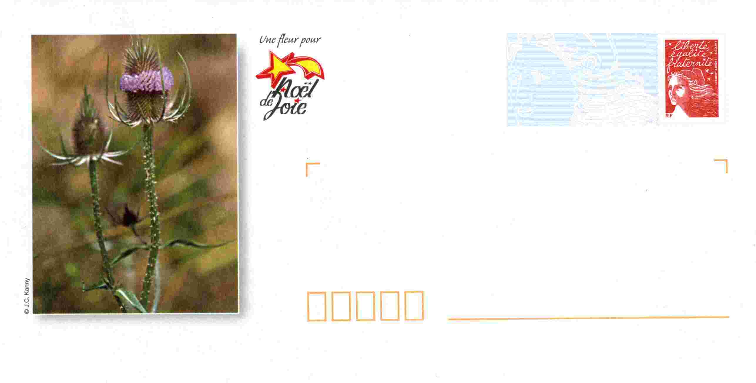 PAP Précasé Avec Timbre "Luquet/RF",  Illustration "Fleur De Moselle" Et Carte De Correspondance Assortie - Prêts-à-poster: Repiquages /Luquet