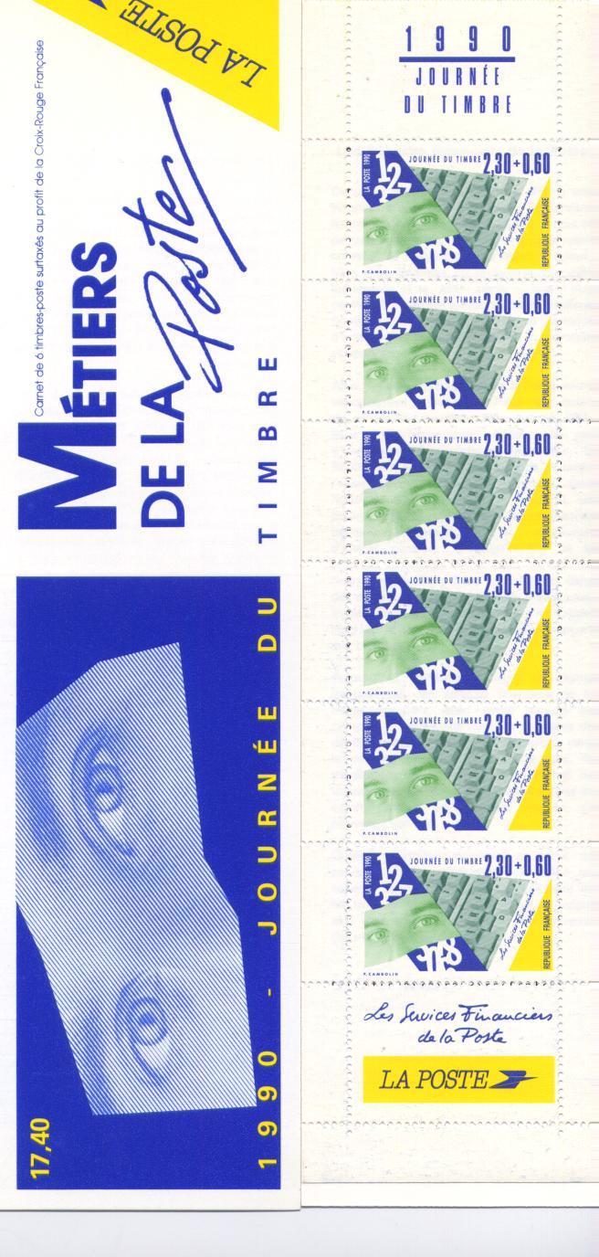 CARNET JOURNEE DU TIMBRE 1990, N° 3504, Neuf ** - Stamp Day