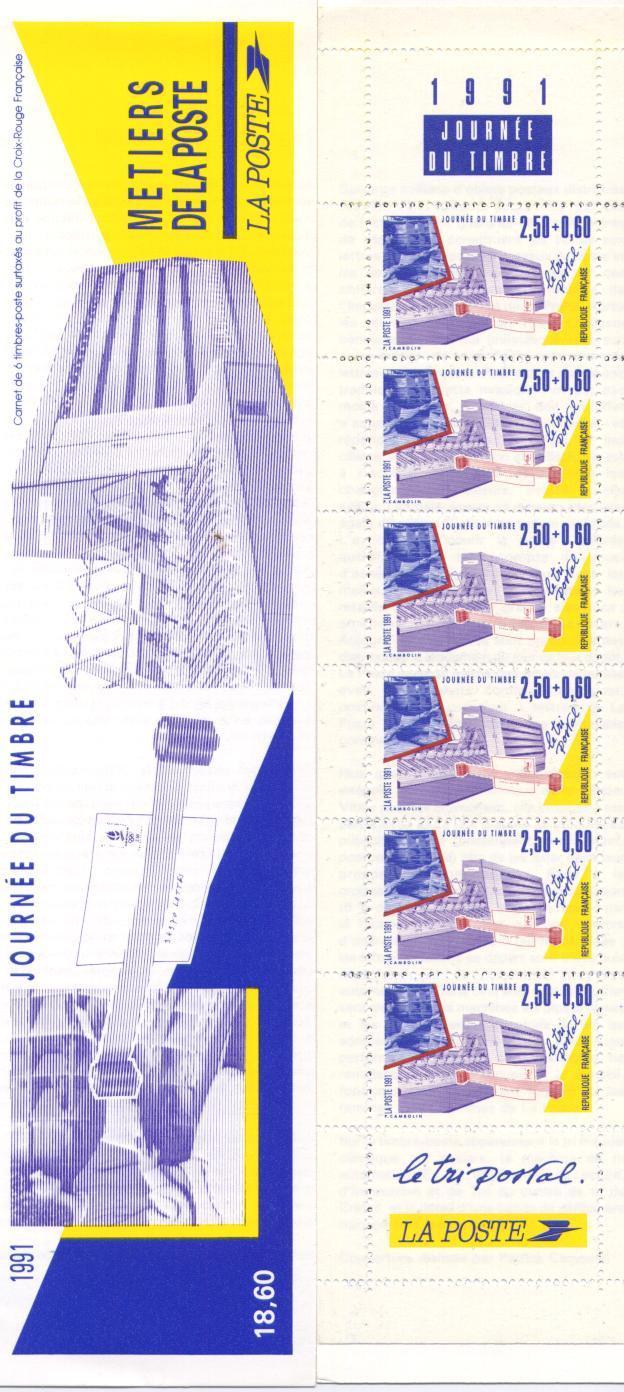 CARNET JOURNEE DU TIMBRE 1991, N° 3505, Neuf ** - Dia Del Sello