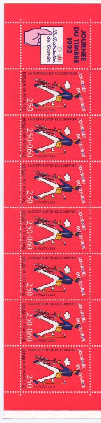 CARNET JOURNEE DU TIMBRE 1993, N° 3507, Neuf ** - Dag Van De Postzegel