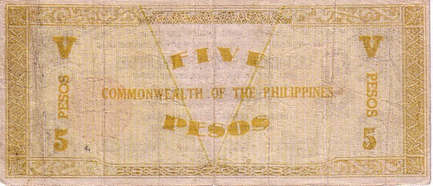 PHILIPPINES   5 Pesos  Daté Du 26-01-1942    ***** QUALITE  VF ***** - Filippijnen